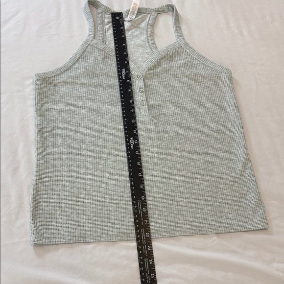 Tranquil & True Waffle Knit Lounge Set Tank Top Pants Size L - Picture 8 of 14